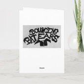 バレリーナ，もはや魔女ハロウィーンの挨拶 カード (裏面)