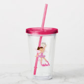 バレリーナ アクリルタンブラー (裏面)