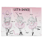 バレリーナ・エレファントダンスリサイタル ラージペーパーバッグ (裏面)