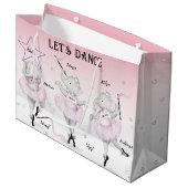 バレリーナ・エレファントダンスリサイタル ラージペーパーバッグ (正面アングル)