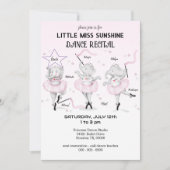 バレリーナ・エレファントダンスリサイタル 招待状 (正面)