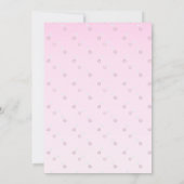 バレリーナ・エレファントダンスリサイタル 招待状 (裏面)