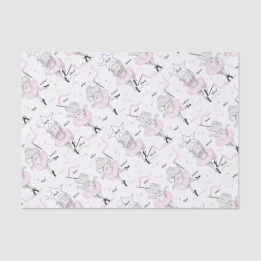 バレリーナ・エレファントダンスリサイタル 薄葉紙 (正面)