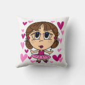 バレリーナ・ガール クッション (裏面)