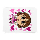 バレリーナ・ガール マグネット (横)