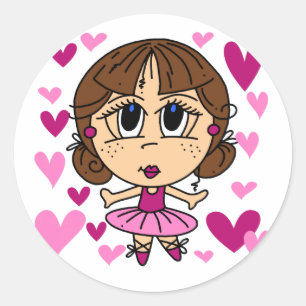 バレリーナ・ガール ラウンドシール