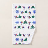 バレリーナ・クリスマス バスタオルセット (ハンドタオル)