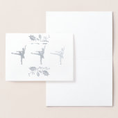 バレリーナ・クリスマス 箔カード (ディスプレー)