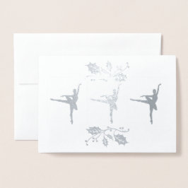 バレリーナ・クリスマス 箔カード