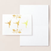 バレリーナ・クリスマス 箔カード (ディスプレー)