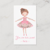 バレリーナ・スクルンチー党の好意カード エンクロージャーカード (正面)