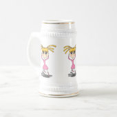バレリーナ・スタイン ビールジョッキ (正面左)