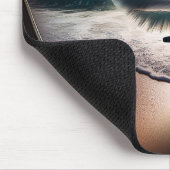 バレリーナ・ダンサーのギター マウスパッド (コーナー)