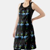 バレリーナ・ダンサー水彩画 エプロン (インサイチュ)