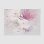 バレリーナ ダンス デュオ フラワール デコパージュ 薄葉紙 (正面)