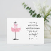 バレリーナ・ツツは詩のメモをありがとう 招待状 (スタンド正面)