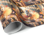 バレリーナ・ツツを着た秋のチムンク ラッピングペーパー (ロールコーナー)