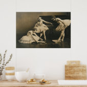 バレリーナ・トリオ・ポスター ポスター (キッチン)