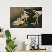 バレリーナ・トリオ・ポスター ポスター (ホームオフィス)