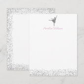 バレリーナ ノートカード (正面/裏面)