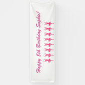 「バレリーナ」バナー 横断幕 (縦)