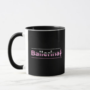 バレリーナ – バレエダンサーArch Minimalist Art マグカップ