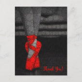 バレリーナ バレエ ありがとう ポストカード (正面)