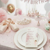 バレリーナ バレエ ダンサー ガール 誕生日 メニュー