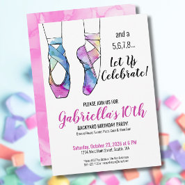 バレリーナ バレエ 誕生日パーティー 招待状