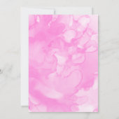 バレリーナ バレエ 誕生日パーティー 招待状 (裏面)