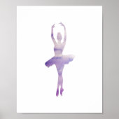 バレリーナ・パープル絵画ズのポスター ポスター (正面)