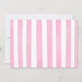 バレリーナ フォト 招待状 (裏面)