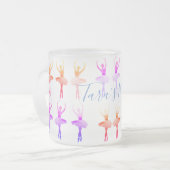 バレリーナ フロストグラスマグカップ (正面左)