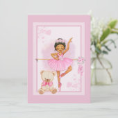 バレリーナ フローラの招待状 招待状 (スタンド正面)