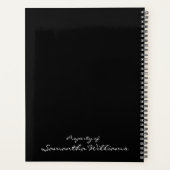 バレリーナ プランナー手帳 (裏面)