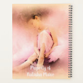 バレリーナ プランナー手帳 (裏面)