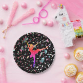 バレリーナ ペーパープレート (パーティー)