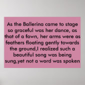 バレリーナ ポスター (正面)