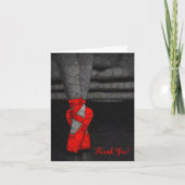 バレリーナ モダンバレエシューズ サンキューカード (正面)