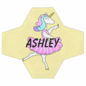 バレリーナ・ユニコーンピンクドレスサッカーボール サッカーボール (フラット)