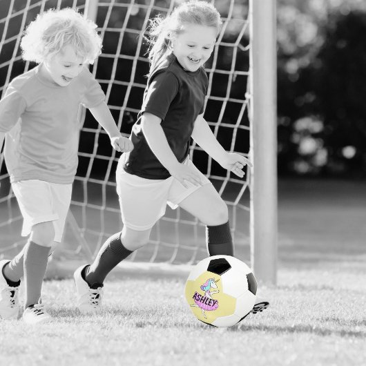 バレリーナ・ユニコーンピンクドレスサッカーボール サッカーボール