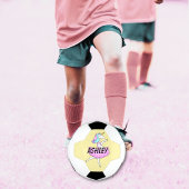 バレリーナ・ユニコーンピンクドレスサッカーボール サッカーボール