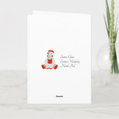 バレリーナ ライノ - クリスマス特別編 シーズンカード (裏面)