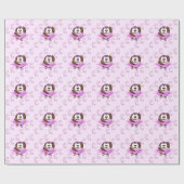 バレリーナ ラッピングペーパー (フラット)