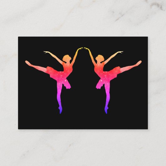 バレリーナ 名刺 (裏面)