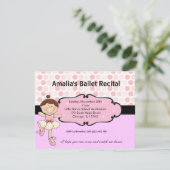 バレリーナ 招待状 (スタンド正面)