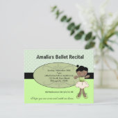 バレリーナ 招待状 (スタンド正面)