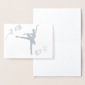 バレリーナ 箔カード (ディスプレー)