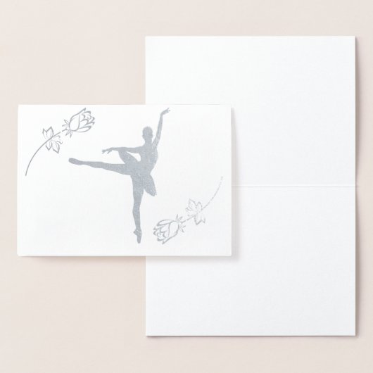 バレリーナ 箔カード (ディスプレー)