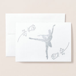 バレリーナ 箔カード